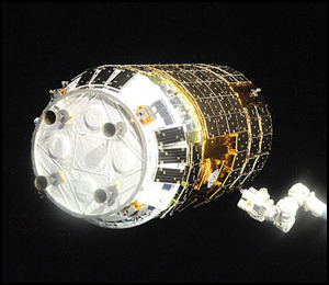 HTV-1 fotograferad frn ISS.
