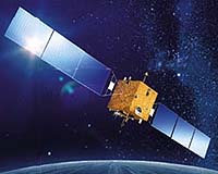 Bild av Chang'e i omloppsbana.