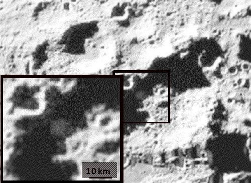 Nedslagsplasten strax efter nedslag.