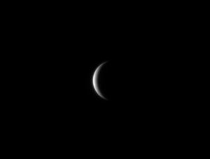 Merkurius fotograferad av instrumentet MIDS den 9 januari 2008.
