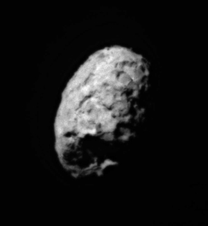 Kometen Wild 2 fotograferad av Stardust.