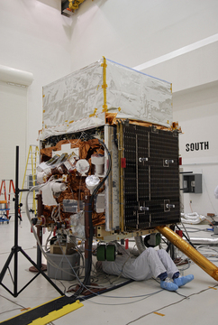 Glast f�rberedds f�r uppskjutning.