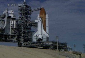 Moln p&aring; v&auml;g in &ouml;ver startomr&aring;det.