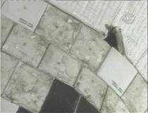 En skyddspanel p&aring; Atlantis sticker upp.