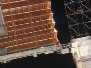 Nedre delen av solpanel P6 del 2B.