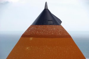 Hagelskador p&aring; br&auml;nsletanken.