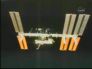 ISS strax efter utdockningen.