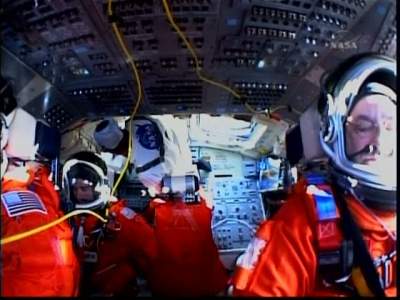 Ombord p� Endeavour.