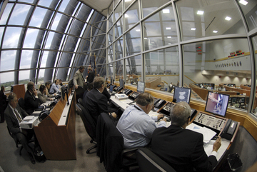 Bakrummet p� Kennedy Space Center den 13 juli.